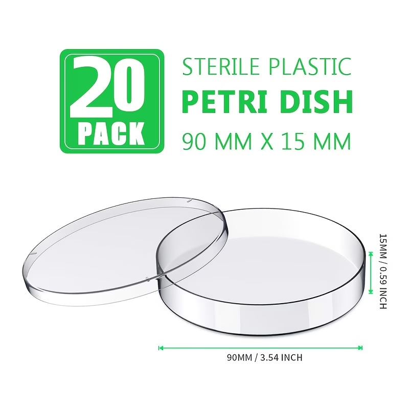Science Experiment - Cost: 20 plastic petri dishes with