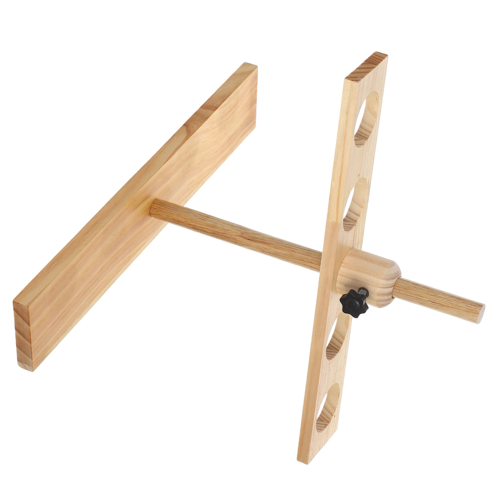 Science Experiment - 4 Hole Wooden Chemistry Funnel Stand