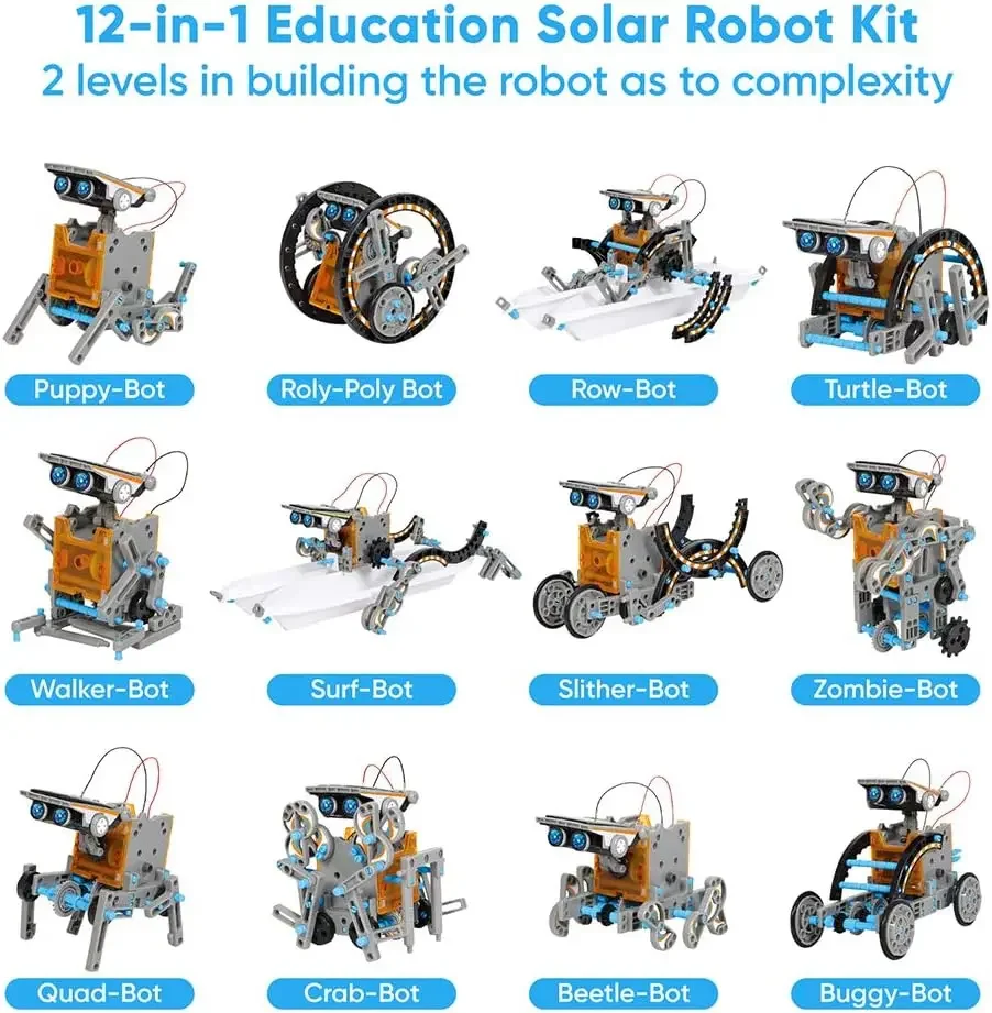 13-in-1 Education Solar Robot  - đánh giá và giá Science Project Robot