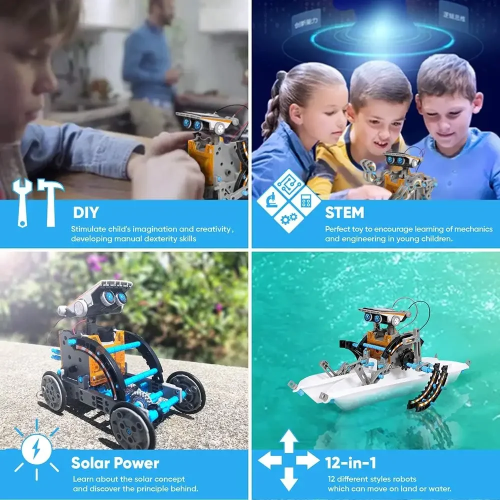 13-in-1 Education Solar Robot  - đánh giá và giá Science Project Robot