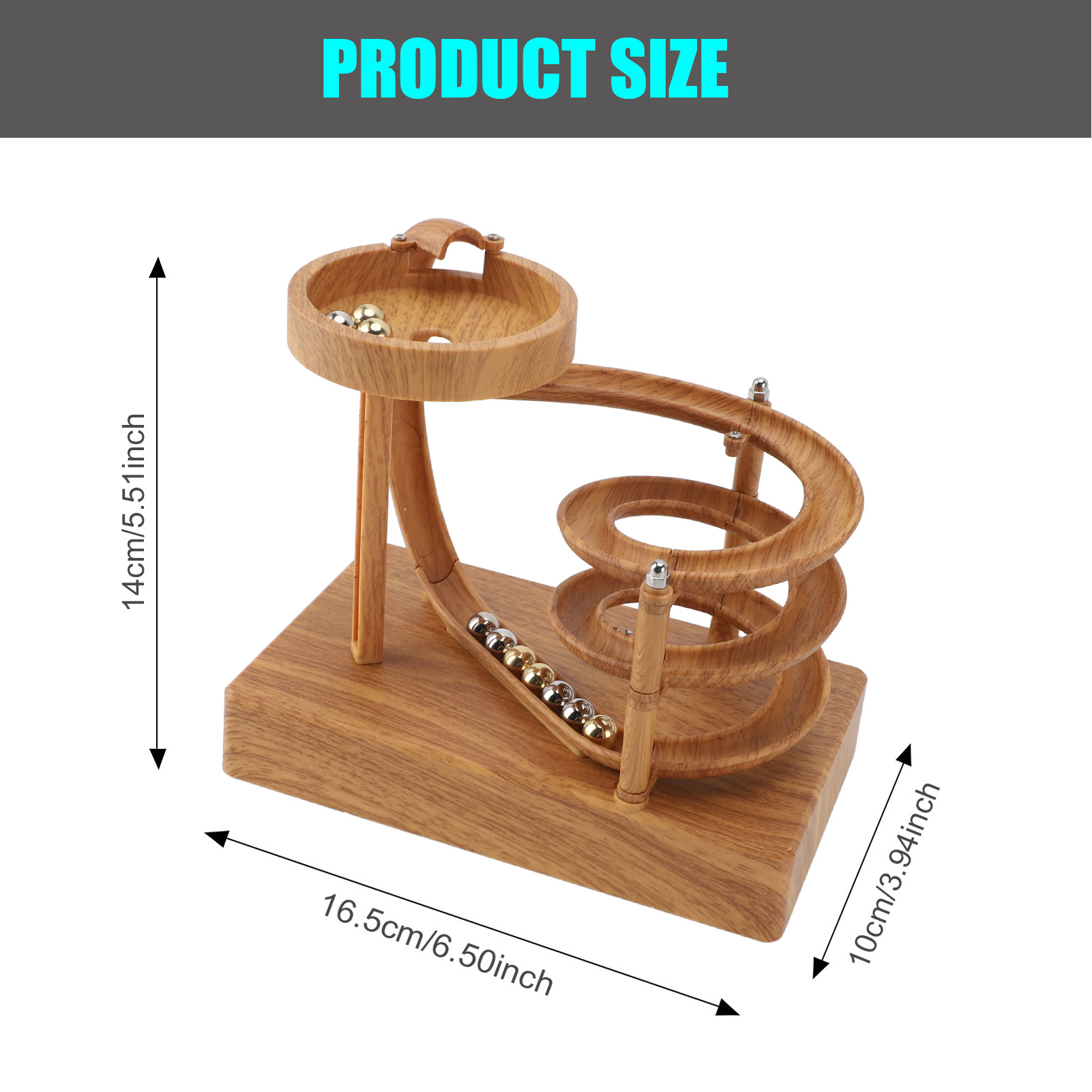 Rolling  Perpetual Motion Mach - đánh giá và giá Newton Cradle Large