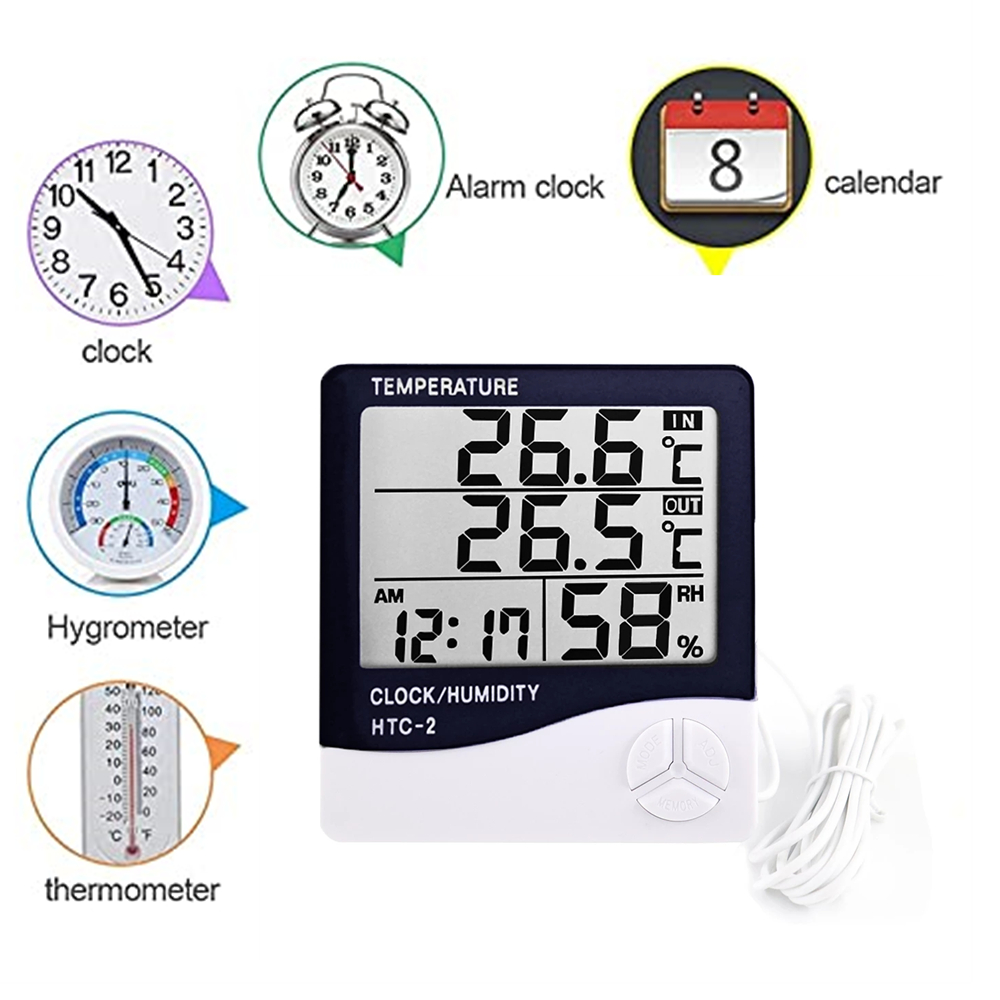 NEW LCD Electronic Digital Tem - đánh giá và giá Weather Station Indoor